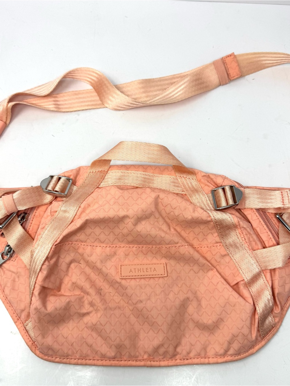 Athleta Excursion Pink Large Belt Waist Bag Fanny Pack Oversized - Picture 2 of 9
